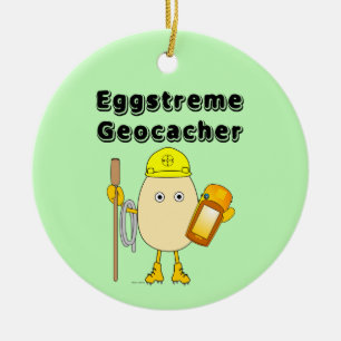 Ornement en céramique Eggstreme Geocaching