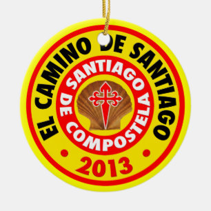 Ornement En Céramique EL Camino De Santiago 2013