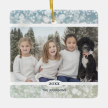 Élégant Snowflake Crystal Bokeh