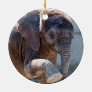 Ornement En Céramique Eléphant bébé