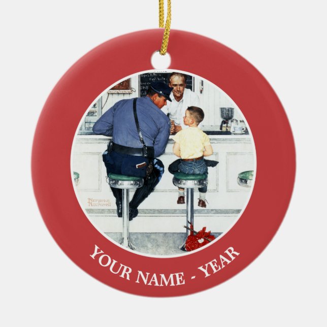 Ornement En Céramique Emballement (Devant)