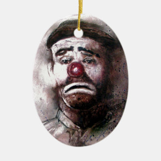 Ornement En Céramique Émettez le clown Art.jpg de Kelly
