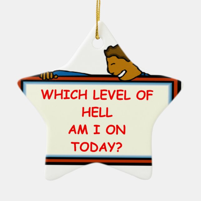 Ornement En Céramique enfer (Devant)