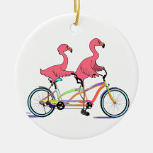 Ensemble Flamants roses tandem tellement heureux