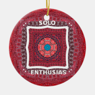 Ornement En Céramique Enthousiasme solo