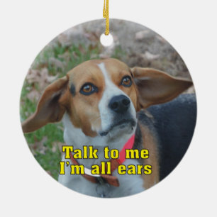 Ornement En Céramique Entretien drôle à moi je suis tout le beagle