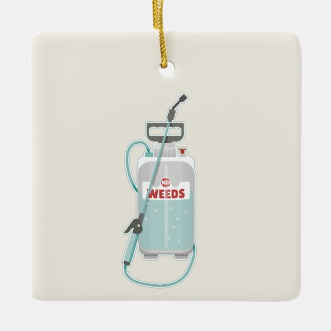 Ornement En Céramique Entretien du jardin de pulvérisation de mauvaises  (Devant)