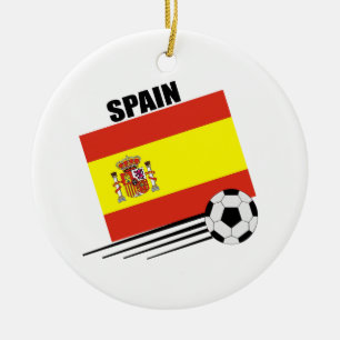 Ornement En Céramique Équipe de football espagnole