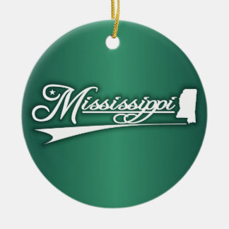 Ornement En Céramique État du Mississippi