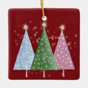 Ornement En Céramique Étincelle de Noël