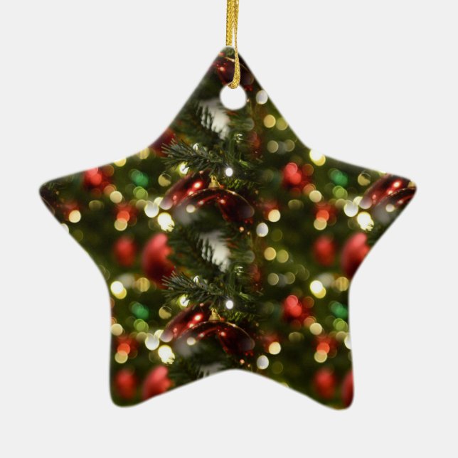 Ornement En Céramique Étincelles de Noël (Dos)