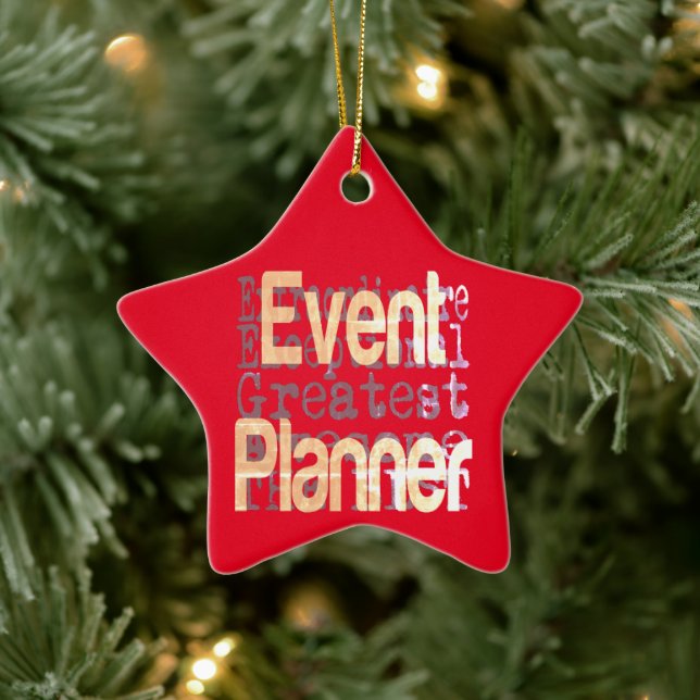 Ornement En Céramique Event Planner (Arbre)