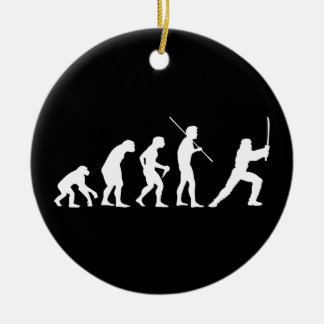 Ornement En Céramique Évolution de Ninja - de l'homme au ninja