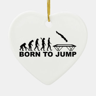 Ornement En Céramique Évolution soutenue pour sauter le trempoline