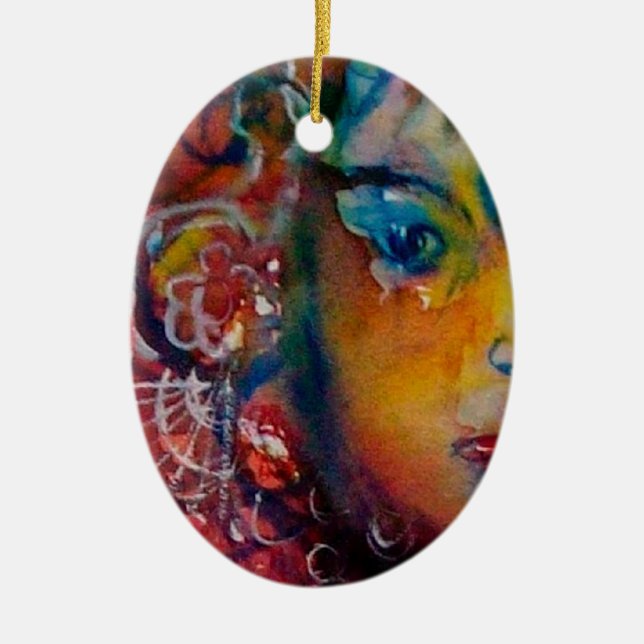 Ornement En Céramique EXCALIBUR, REINE DE L'Imaginaire ÉPÉE MAGIQUE Roug (Devant)