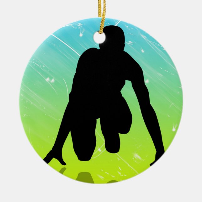 Ornement En Céramique Exécution - Suivi Et Champ (Devant)