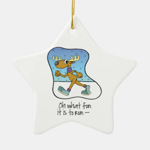 Ornement En Céramique Exercice Reindeer Noël