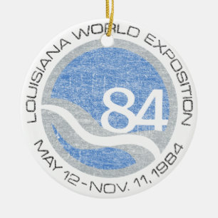 Ornement En Céramique Exposition universelle 84