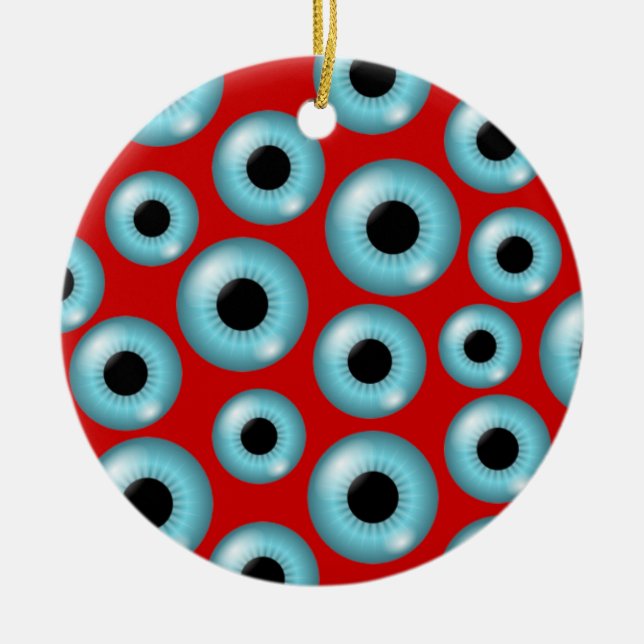 Ornement En Céramique Eyeballs (Devant)