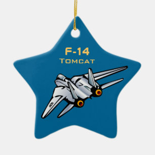 Ornement En Céramique F-14 Tomcat Jet Aircraft