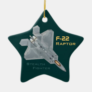 Ornement En Céramique F-22 Raptor