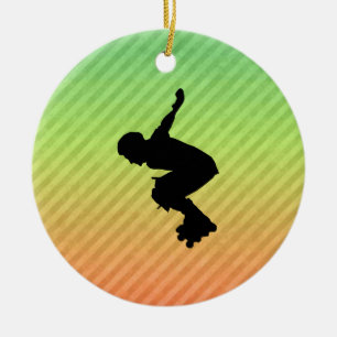 Ornement En Céramique Faire du roller