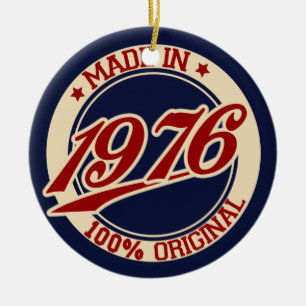 Ornement En Céramique Fait En 1976