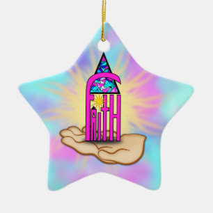 Ornement En Céramique Faith ~ Steeple