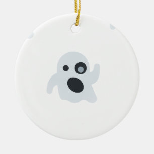 Ornement En Céramique fantôme émoji