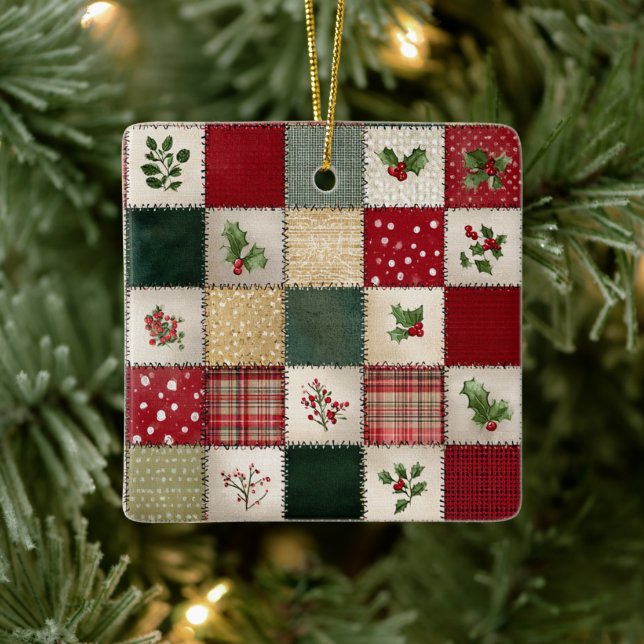 Ornement En Céramique Festive Design Christmas Ornament (Arbre)