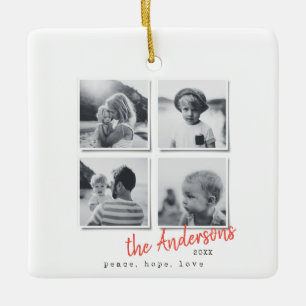 Ornement En Céramique Fête de Noël minimale moderne