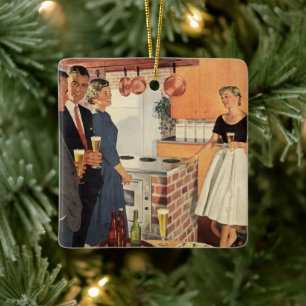 Ornement En Céramique Fête Vintage dans la Cuisine, Bière et Apéritifs