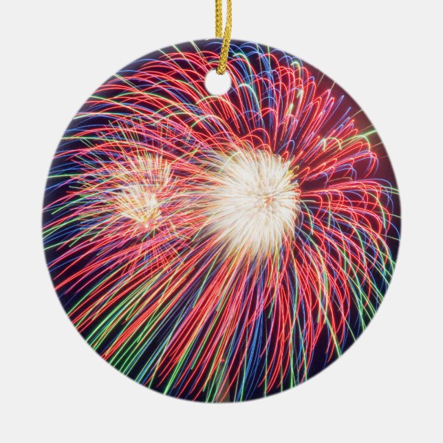 Ornement En Céramique Feux d'artifice (Devant)