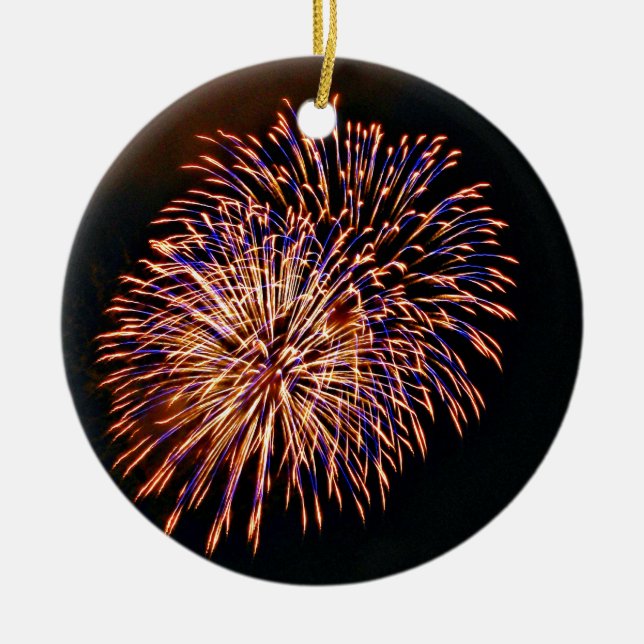 Ornement En Céramique Feux d'artifice (Devant)