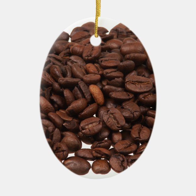 Ornement En Céramique Fèves de café (Devant)