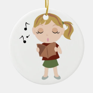 Ornement En Céramique Fille de choeur