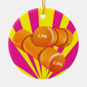 Ornement En Céramique Fitness !