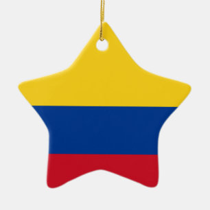 Ornement En Céramique Flag of Columbia, Republic of Colombia