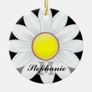 Ornement En Céramique Fleur classique de marguerite