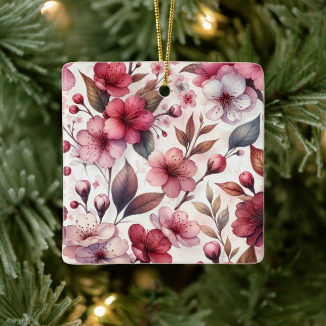 Ornement En Céramique Fleur de Cerisier (Arbre)
