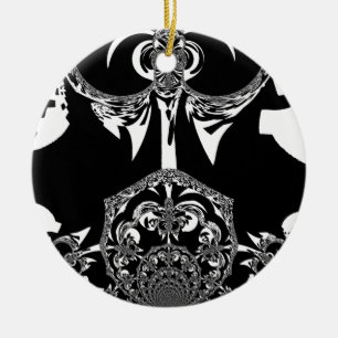 Ornement En Céramique Fleur tribale