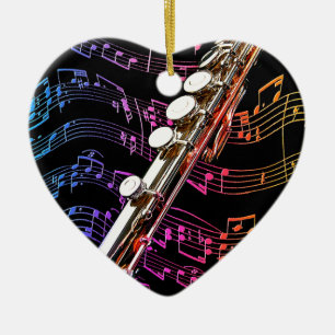 Ornement En Céramique Flute is my Passion_