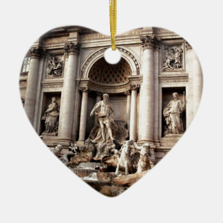 Ornement En Céramique Fontaine de Trevi Rome Italie Voyage
