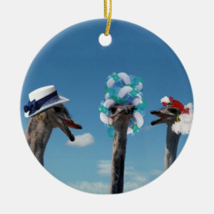 Ornement En Céramique Fou Casquette Day aux courses