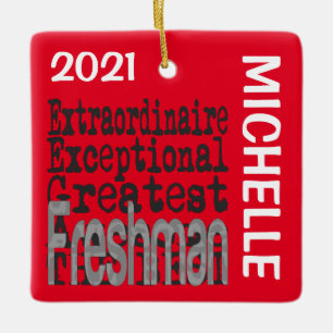 Ornement En Céramique Freshman Extraordinaire CUSTOM