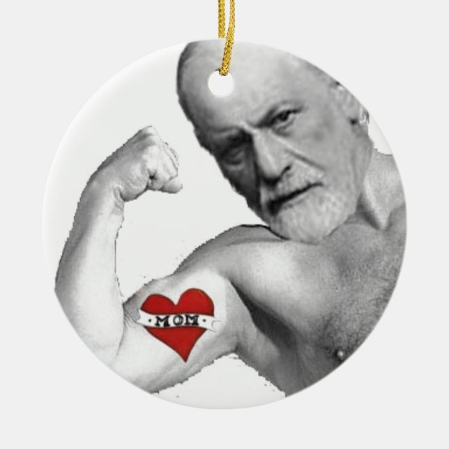 Ornement En Céramique Freud aime sa mère (Devant)