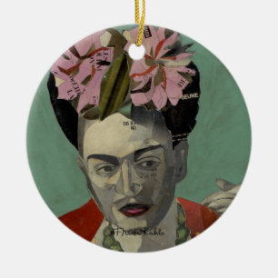 Ornement En Céramique Frida Kahlo par Garcia Villegas