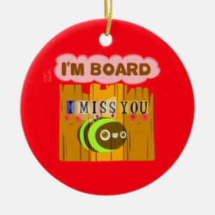 Ornement En Céramique Funny I