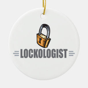 Ornement En Céramique Funny Locksmith