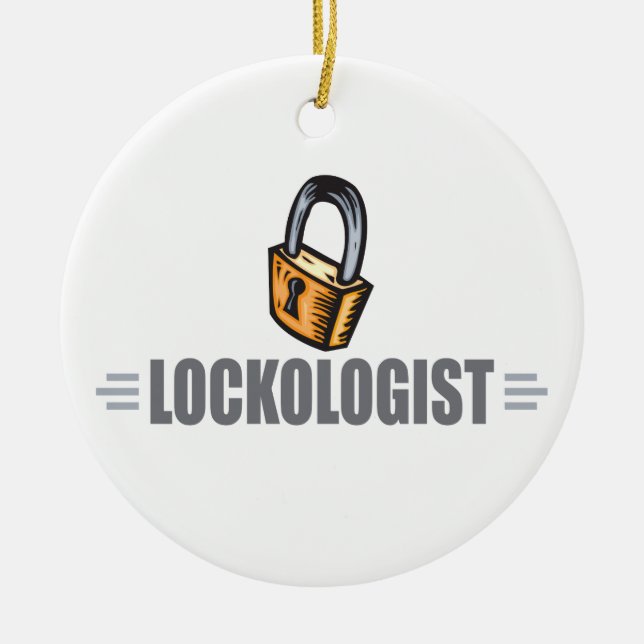 Ornement En Céramique Funny Locksmith (Devant)